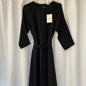 Cuyana Silk Fit and Flare Dress